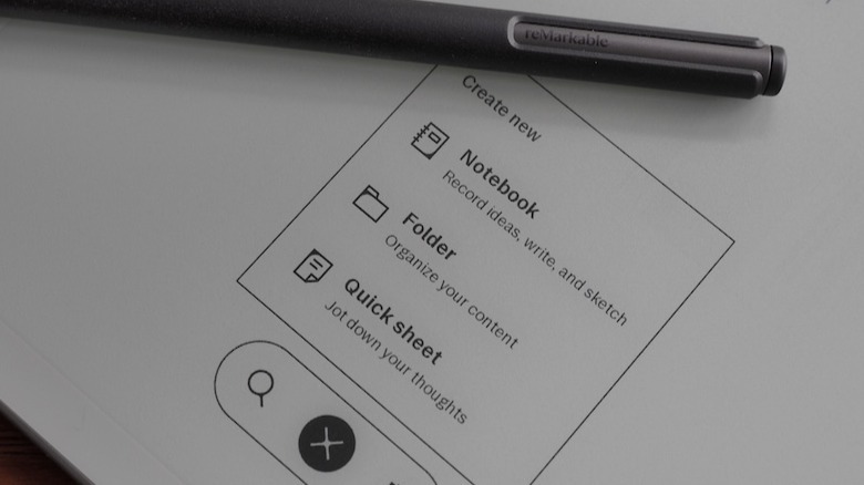 New file options