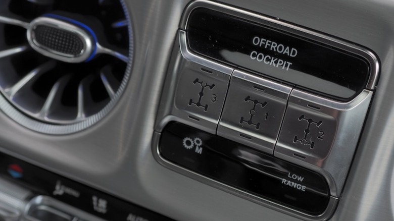 Drivetrain control buttons