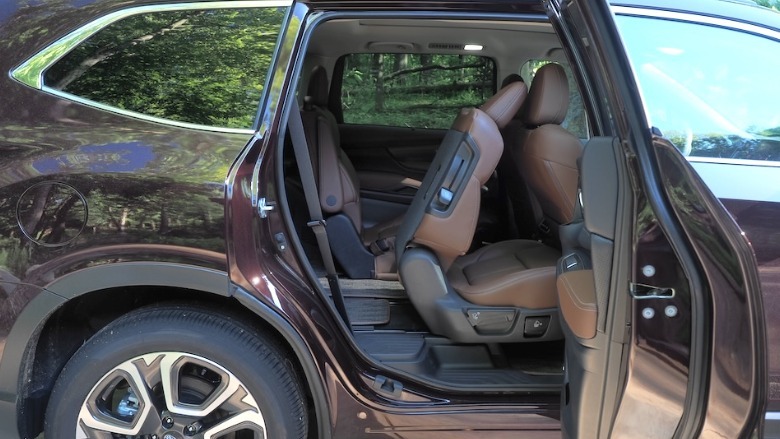 Subaru Ascent second row folded forward