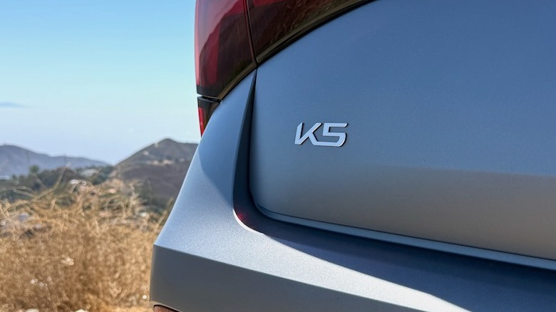 2026 Kia K5 GT-Line rear badge