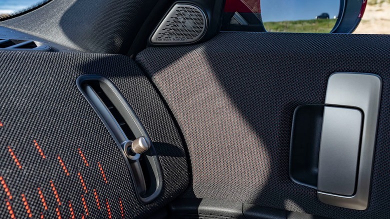 Interior dashboard and door details