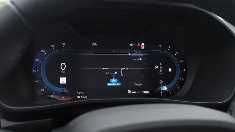 Instrument cluster display navigation