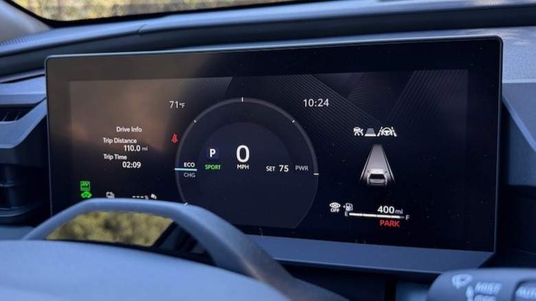 2026 Toyota RAV4 Woodland PHEV driver display screen
