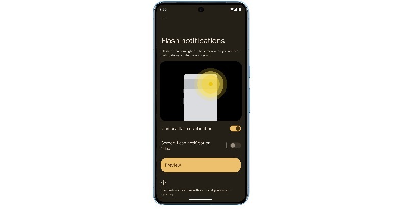 Android 14 notification alert
