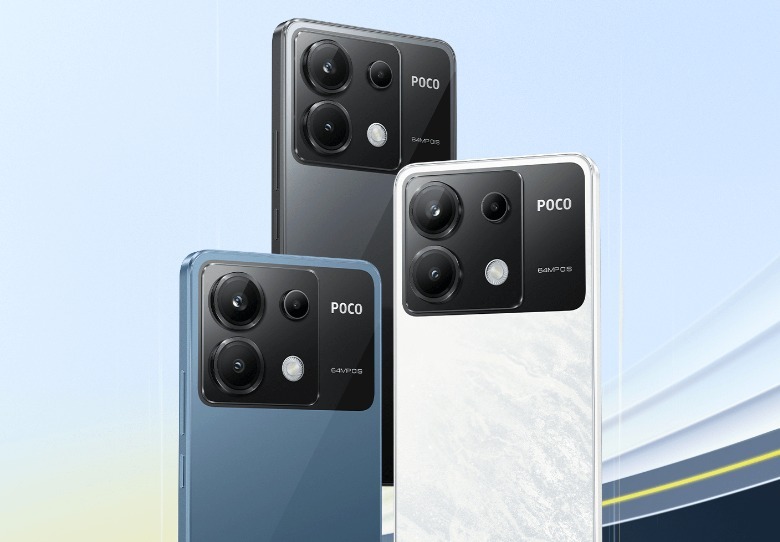 Poco X6 color options.