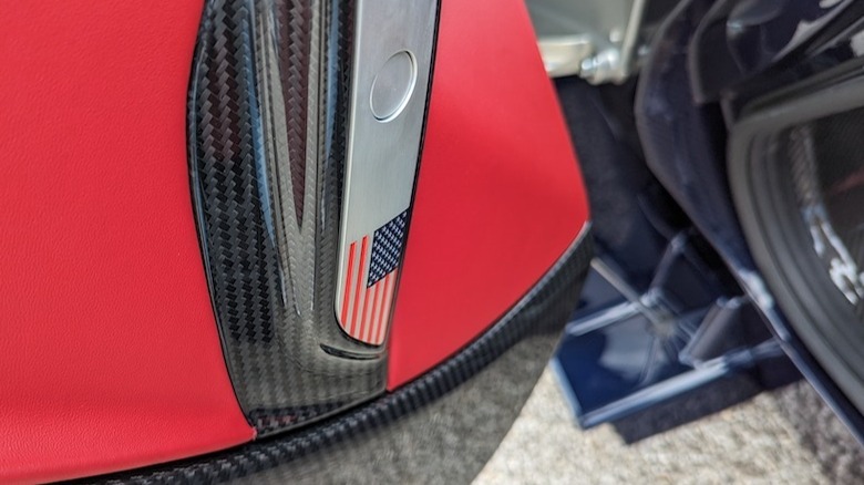 American flag easter egg