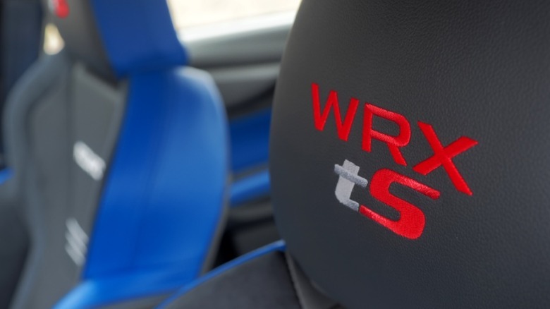 RWX tS logo on headrest