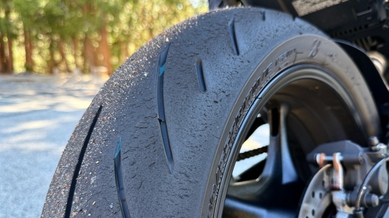 2026 Yamaha R9 70th Anniversary Edition rear tire