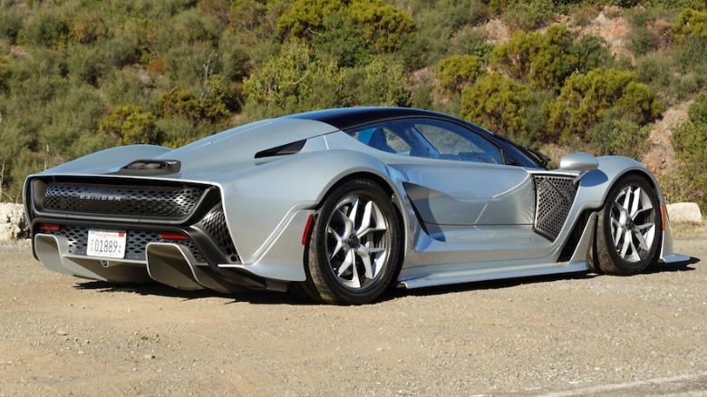 Czinger 21C rear 3/4 view