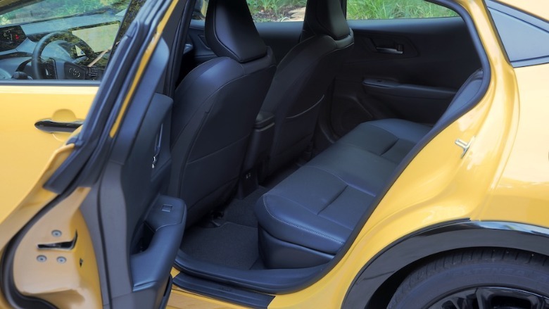 Prius rear cabin