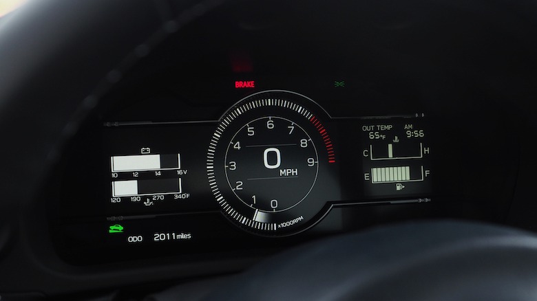 GR86 instrument cluster