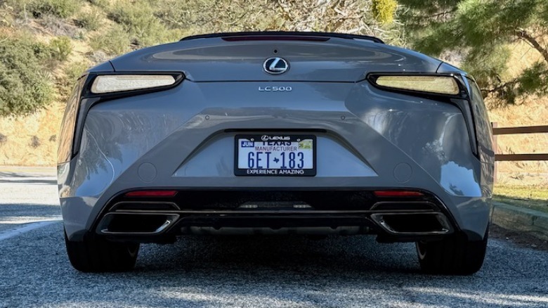 2026 Lexus LC 500 exhaust