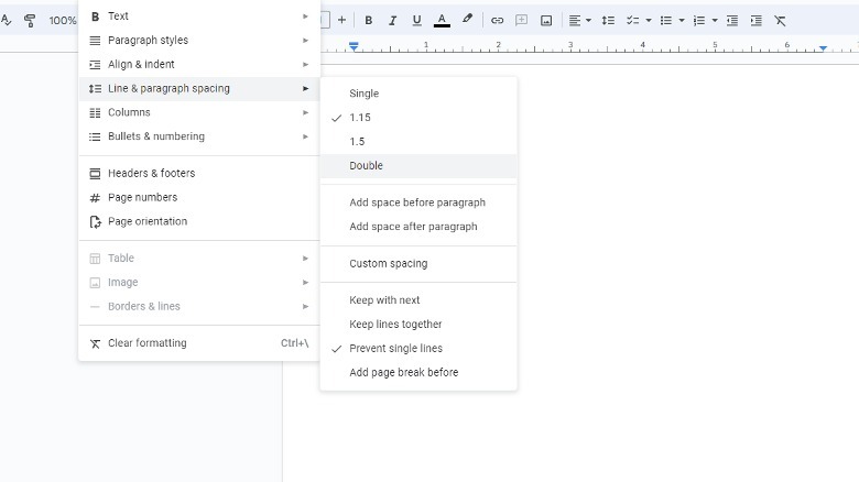 How To Double Space In Google Docs Or Microsoft Word