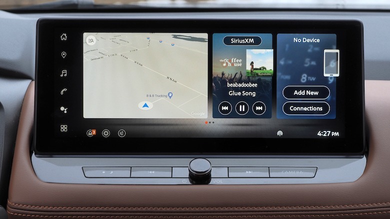 Infotainment touchscreen