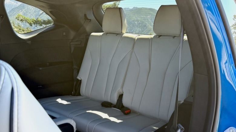 2026 Acura MDX Type S third row seats in white leather