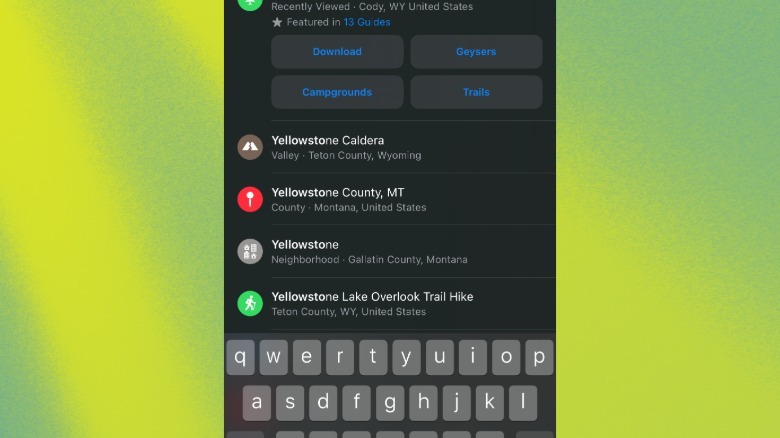 Custom route in Maps