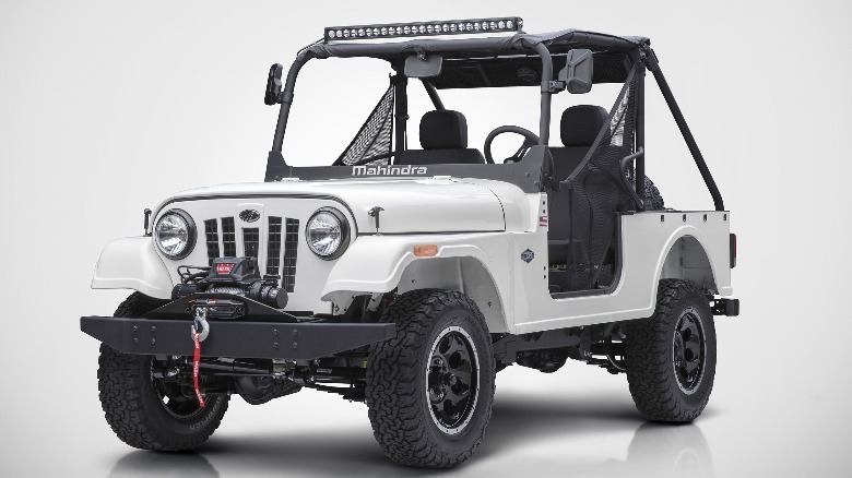 The Mahindra Roxor off-road vehicle