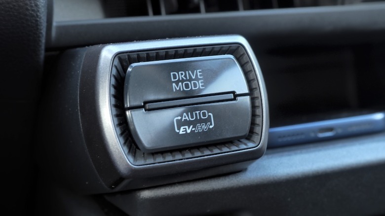 2026 Toyota RAV4 Plug-In drive mode controls