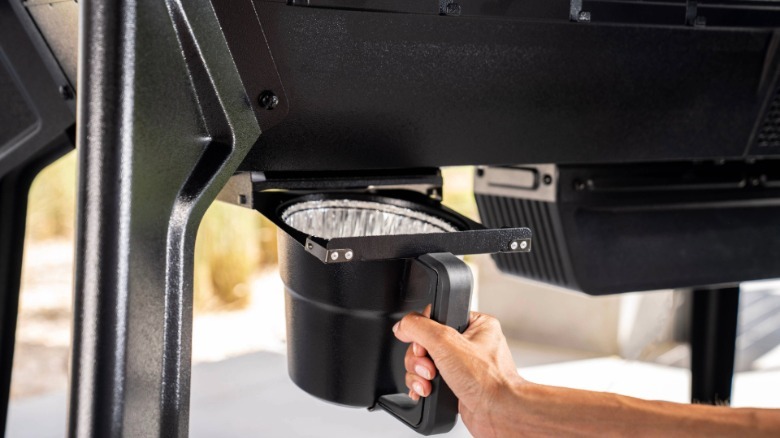 Unified keg on Woodridge series of grills.