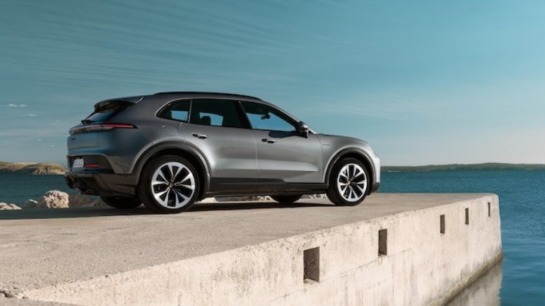 Porsche Cayenne Electric parked