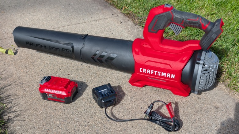 Craftsman Leaf Blower and charger and battery.