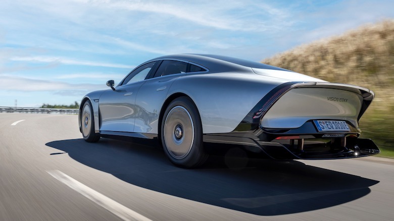 Mercedes-Benz VISION EQXX on road