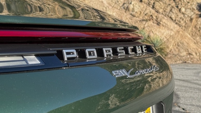 2026 Porsche 911 Carrera 4S rear badge