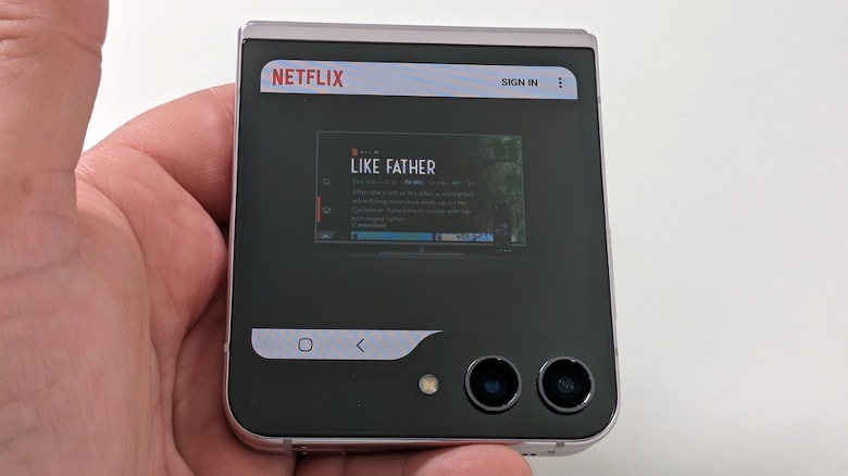 Netflix on Flip 5 Flex Window