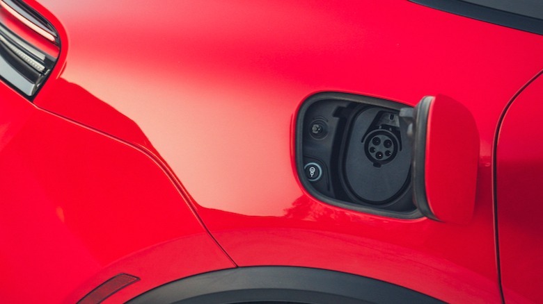 2026 Porsche Macan GTS Electric Charging Port