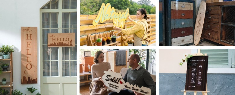 Several craft projects made using xTool S1