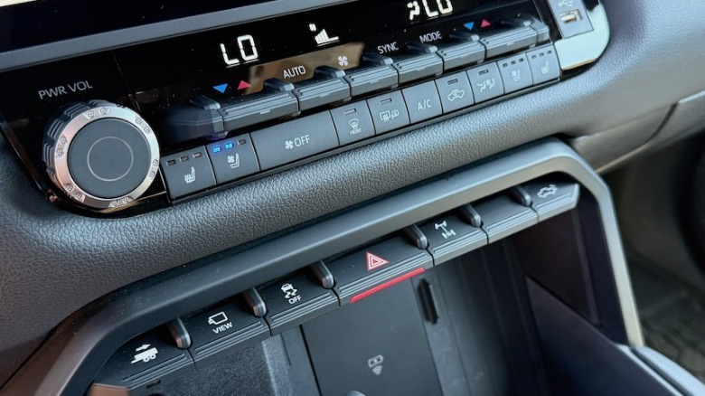2026 Toyota Tundra TRD Pro center console buttons