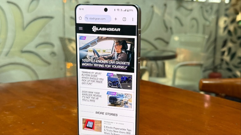 Reading website content on OnePlus 13