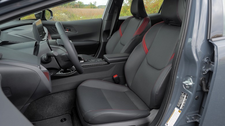 Prius Prime front seats
