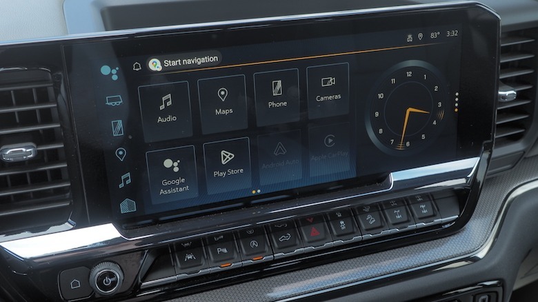Infotainment touchscreen