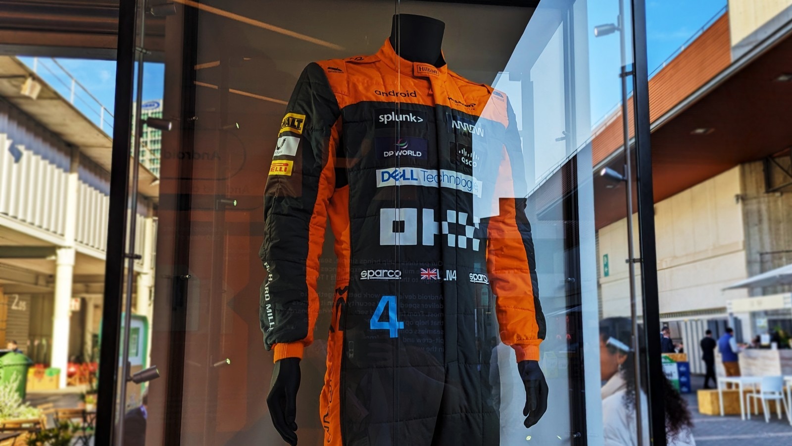 google mclaren suit mwc