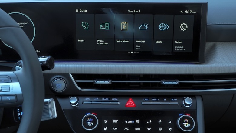 Sonata dashboard controls