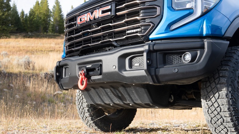 GMC Sierra LD AT4X winch bumper