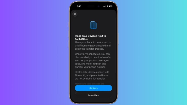 iPhone to Android transfer bridge.