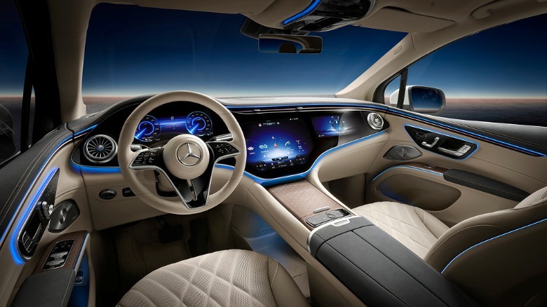 2023 Mercedes-Benz EQS SUV interior