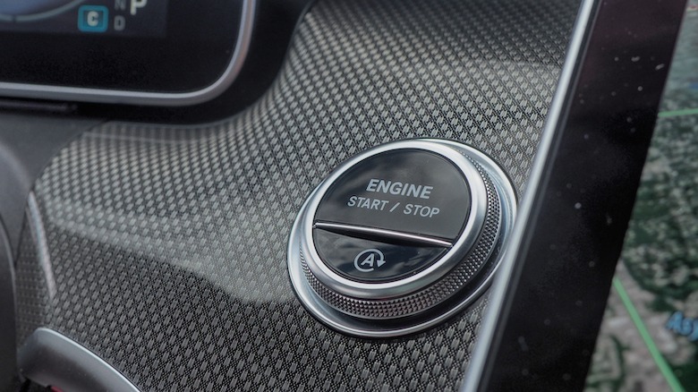 Engine start/stop button