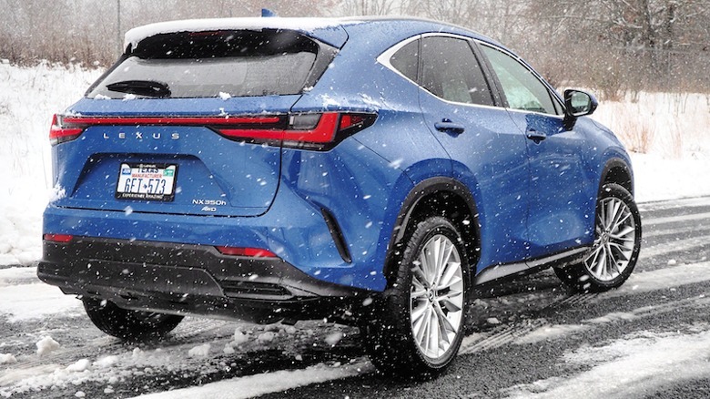 NX rear three-quarters