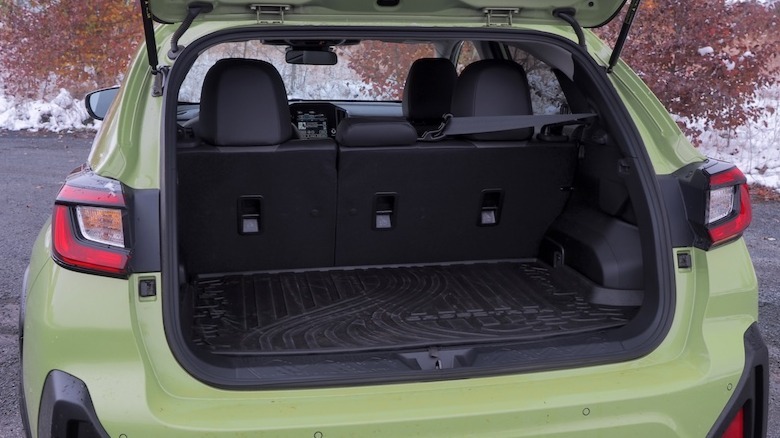 Crosstrek Hybrid trunk open