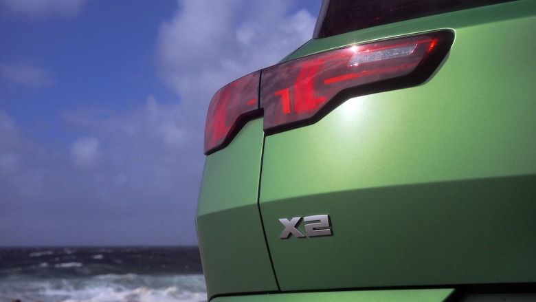 X2 badge and rear light cluster