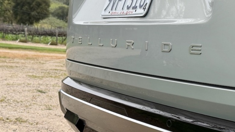2027 Kia Telluride rear emblem