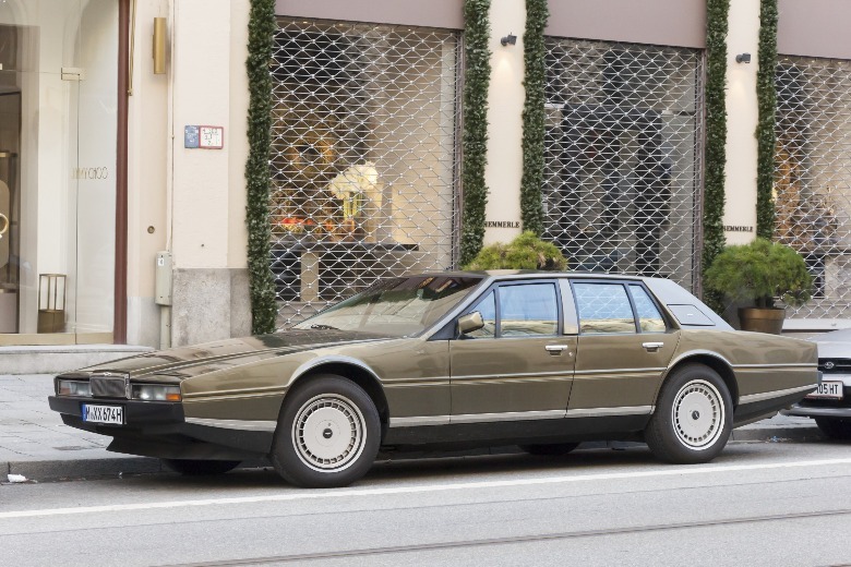 Aston Martin Lagonda on street