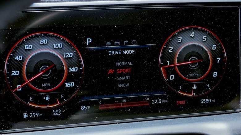 Drive Mode display