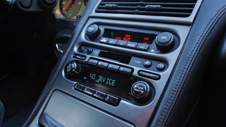1991 Acura NSX audio controls