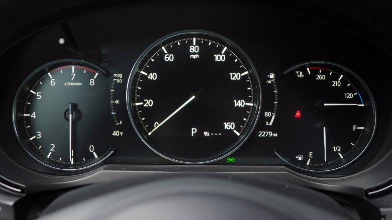 2022 Mazda CX-9 gauges
