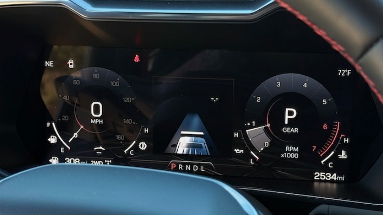 2026 GMC Canyon AT4X driver display