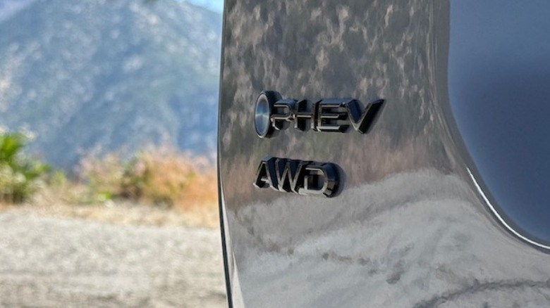 2026 Toyota RAV4 Woodland PHEV rear badge
